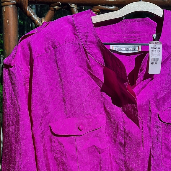 🌟3/50 🆕️ Joan Harper Vintage 90s Blouse - Picture 4 of 15